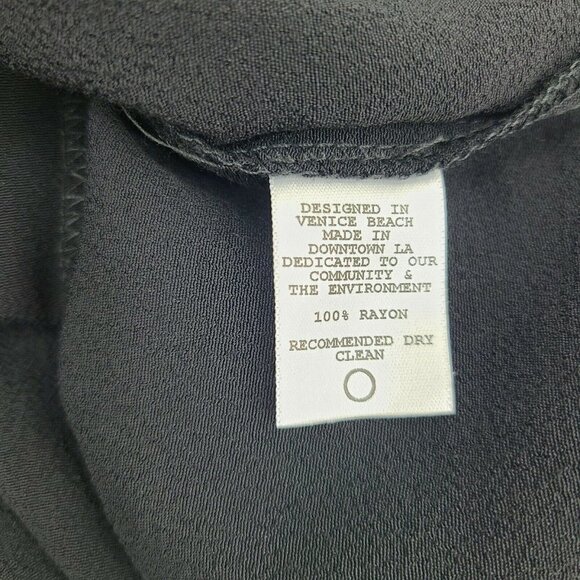 New Flynn Skye Unbutton Me Fresh Black Dress Womens L Maxi Button Front - Picture 11 of 12